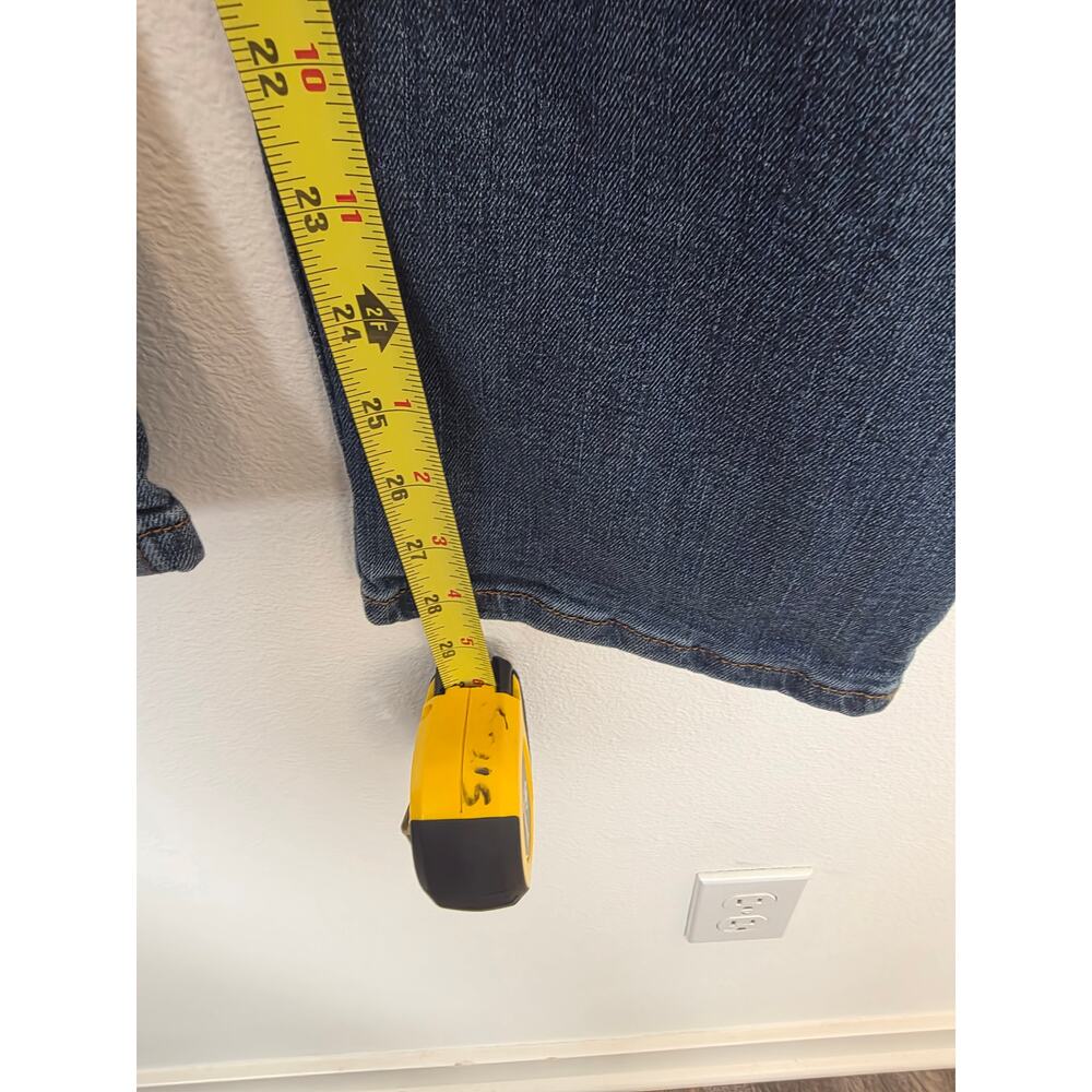 Wrangler Boys Youth Dark Wash Stretch Jeans - Size 16 Regular (Adjustable Waist) - Picture 5 of 6